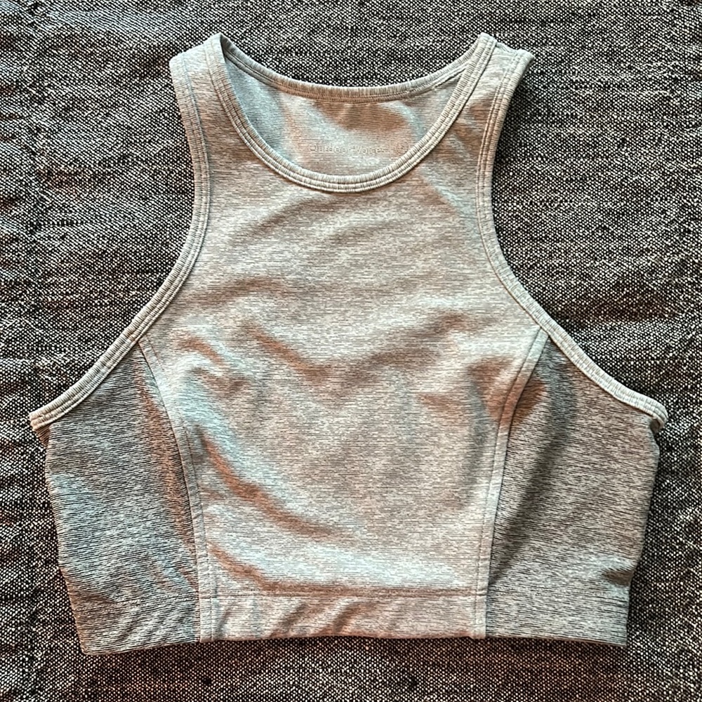 Outdoor Voices Athena Two Tone Crop Top Sports Bra - Picture 3 of 10